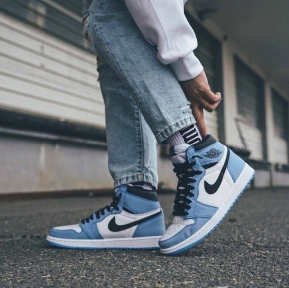 Botas Nike Retro Air Jordan 1 Azul - Picture 1 of 1